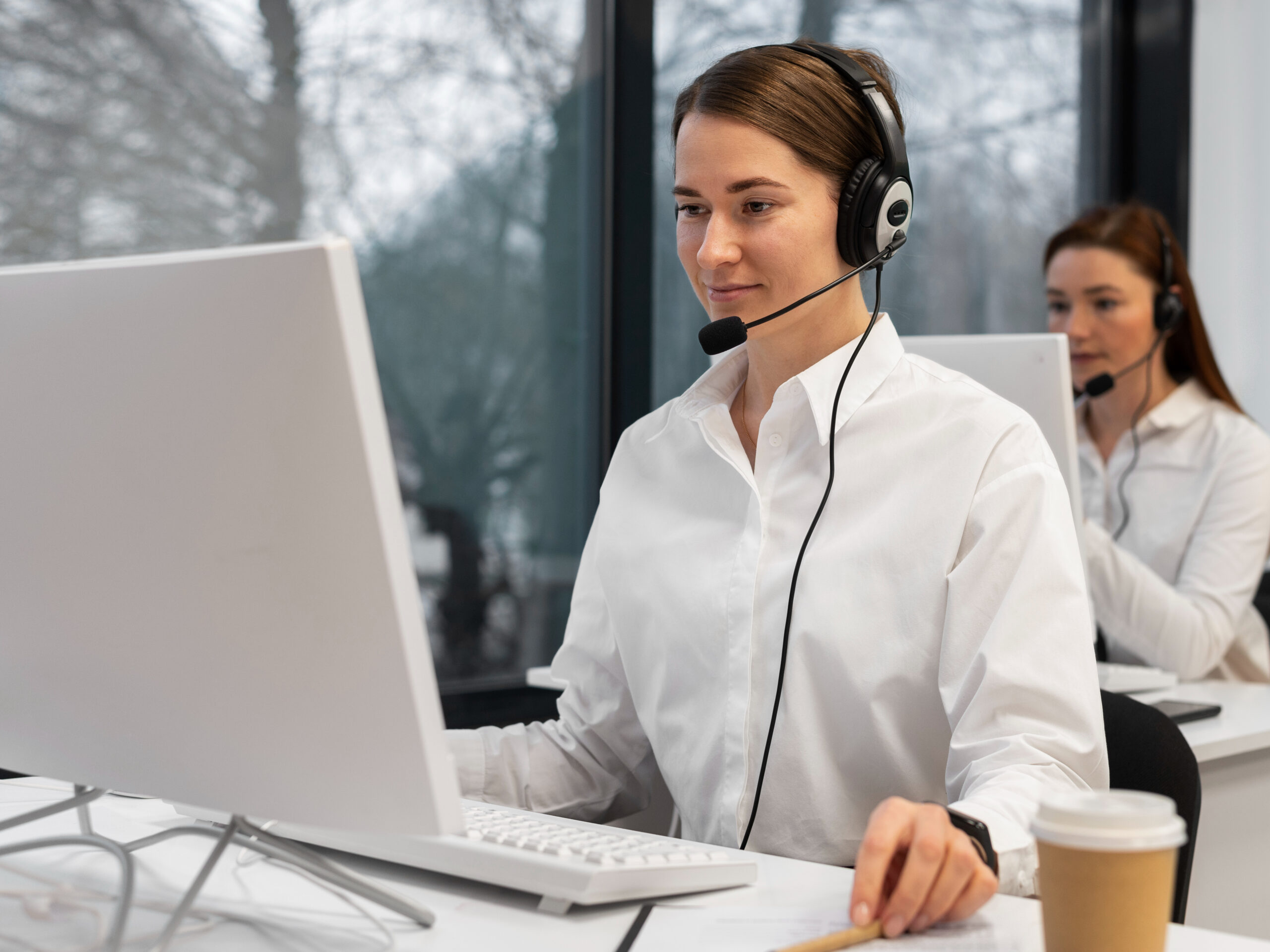 customer service professional searching debtors using skip tracing customer service professional searching debtors using skip tracing